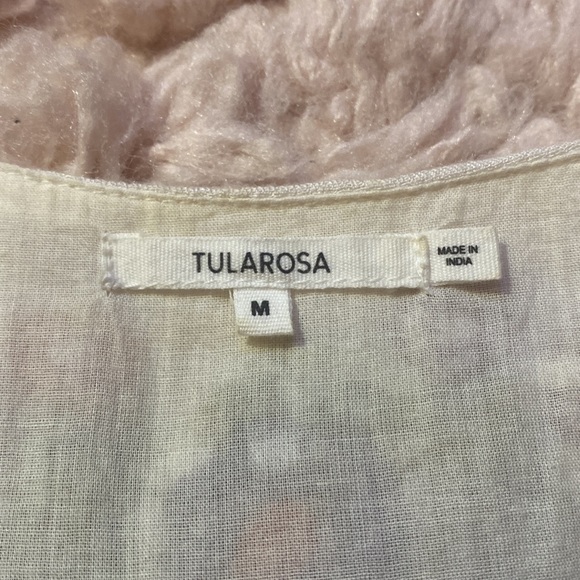 Tularosa Rowley Romper in cream with embroidery flowers - Picture 12 of 12